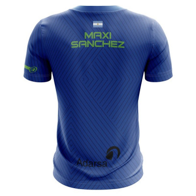 Camiseta Bullpadel Maxi Sanchez WPT Tanos Azul Real Junior 2019