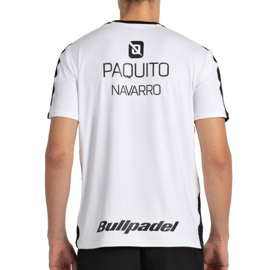 Camiseta Bullpadel Paquito Navarro 25I Blanco