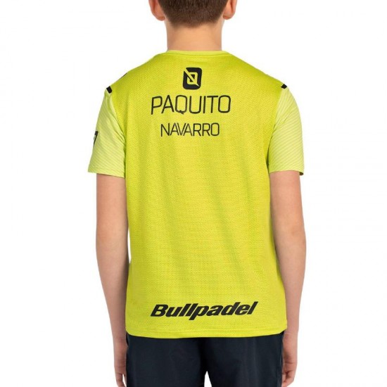 Camiseta Bullpadel Paquito Navarro 25V Lima Junior