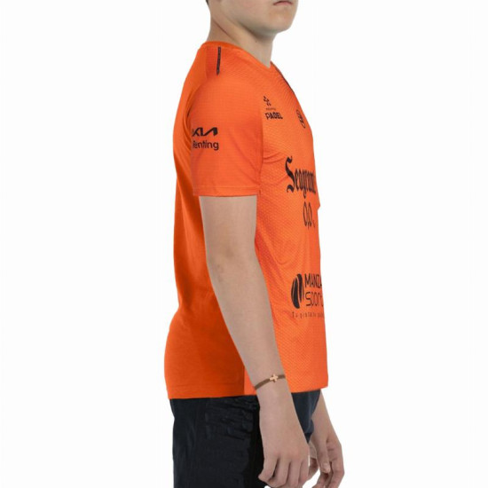 Camiseta Bullpadel Paquito Navarro Premier Padel Mesia Arcilla Junior