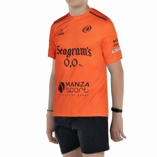 Camiseta Bullpadel Paquito Navarro Premier Padel Mesia Arcilla Junior