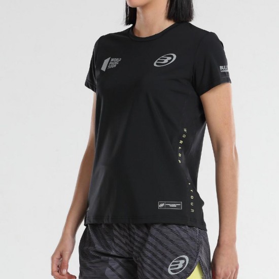 Camiseta Bullpadel WPT Llama Negro