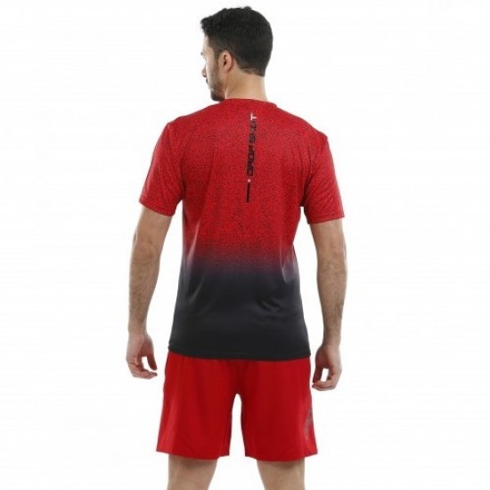 Camiseta Drop Shot Laube Rojo