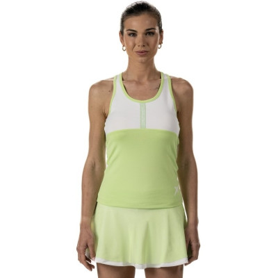 Camiseta Drop Shot Lys Verde Blanco