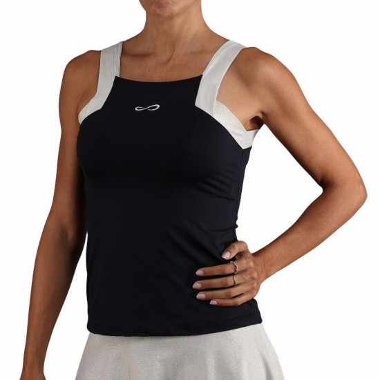 Camiseta Endless Breeze Negro Dorado