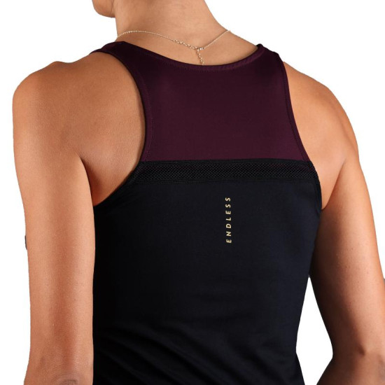 Camiseta Endless Lux Ribbon Negro Purpura