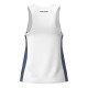 Camiseta Head Club 25 Tech Blanco Azul Royal Mujer