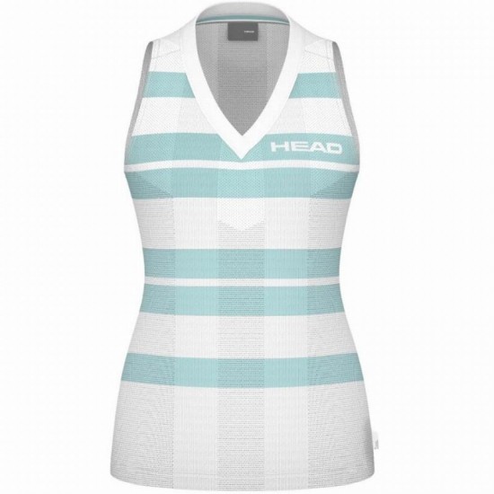 Camiseta Head Performance Aqua Print Mujer