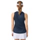 Camiseta Head Performance Azul Marino Plata Mujer