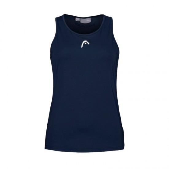 Camiseta Head Performance Azul Oscuro Mujer