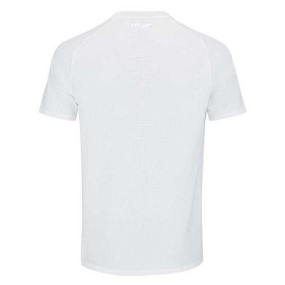 Camiseta Head Performance Blanco Verde Print