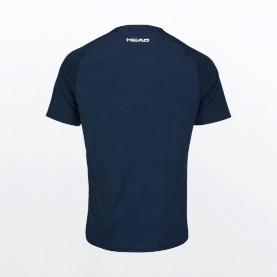 Camiseta Head Play Azul Oscuro Print Padel
