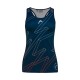 Camiseta Head Play Print Padel Azul Oscuro Mujer