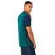 Camiseta Head Slice Azul Teal