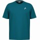 Camiseta Head Slice II Azul Teal