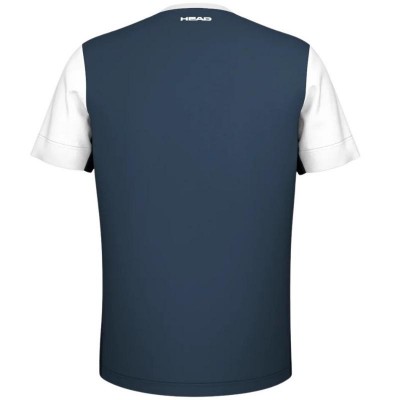 Camiseta Head Slice Marino Blanco