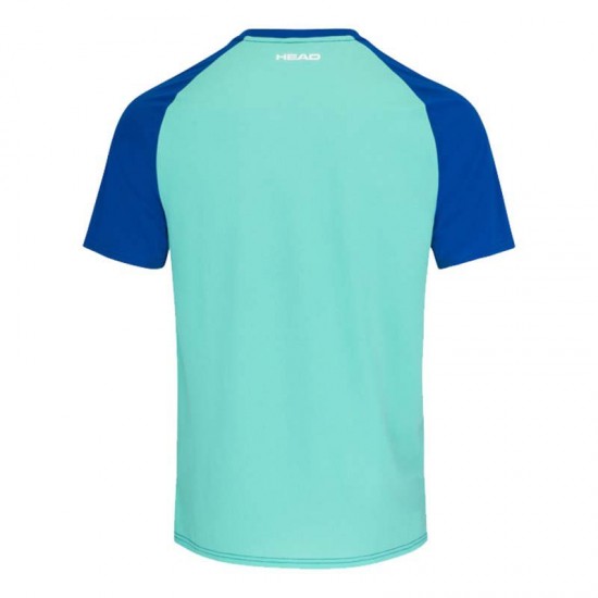 Camiseta Head Topspin Azul Royal Print