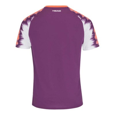 Camiseta Head Topspin Lila Print Vision