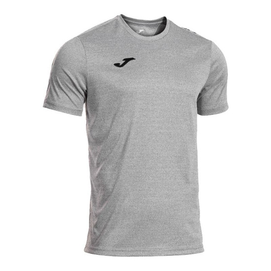 Camiseta Joma Olimpiada Gris Melange Negro