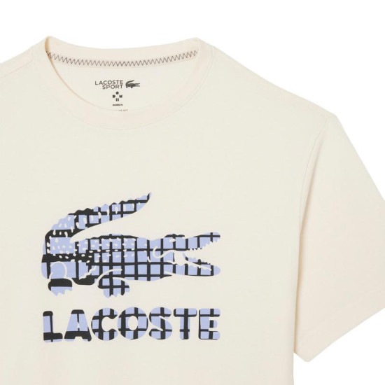 Camiseta Lacoste Daniil Medvedev Tenis Blanco Roto