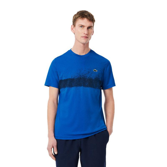 Camiseta Lacoste Novak Djokovic Azul Marino