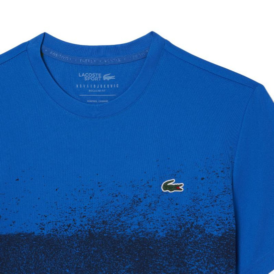 Camiseta Lacoste Novak Djokovic Azul Marino