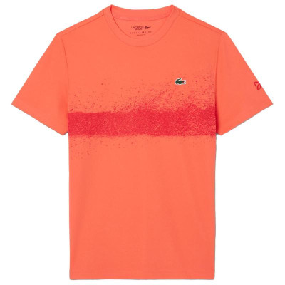 Camiseta Lacoste Novak Djokovic Naranja Rojo