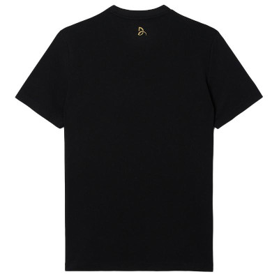 Camiseta Lacoste Novak Djokovic Ultra Dry Negro
