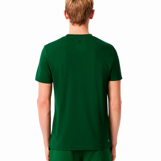 Camiseta Lacoste Novak Djokovic Ultra Dry Verde