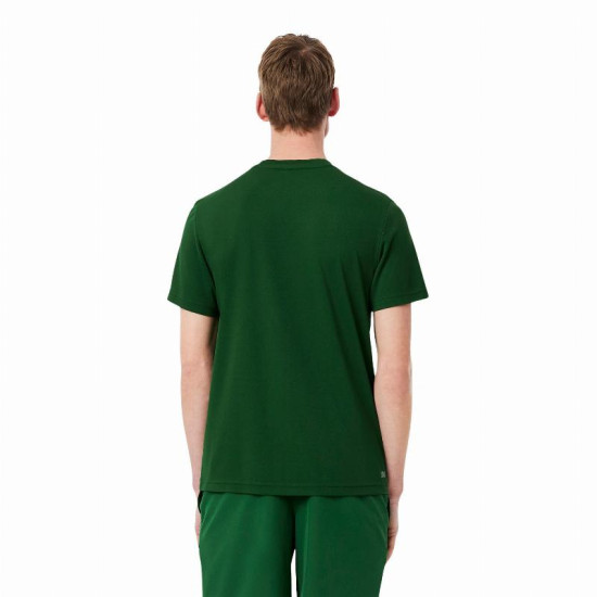 Camiseta Lacoste Novak Djokovic Verde Azul Marino