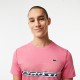 Camiseta Lacoste Sport Medvedev Rosa Rojo