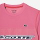 Camiseta Lacoste Sport Medvedev Rosa Rojo