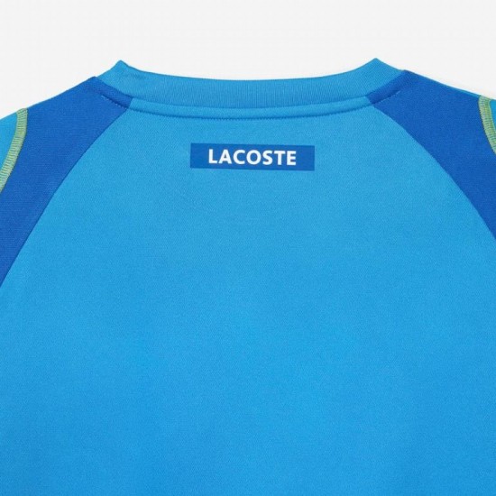 Camiseta Lacoste Sport Pique Azul