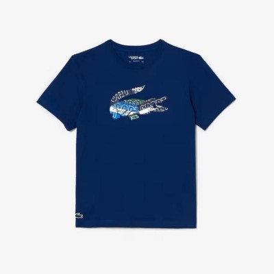 Camiseta Lacoste Sport Punto Azul Marino