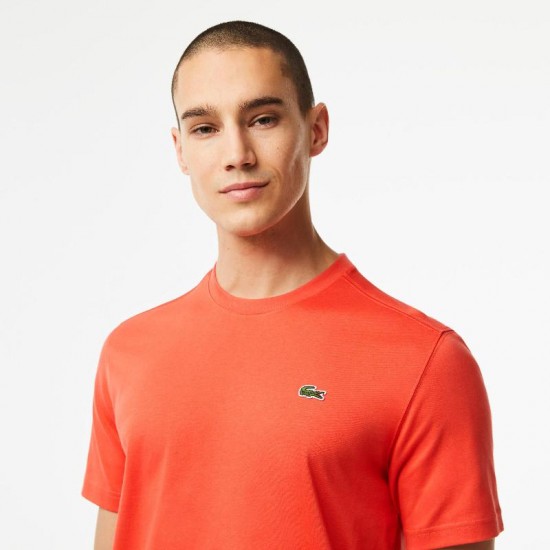 Camiseta Lacoste Sport Regular Fit Naranja