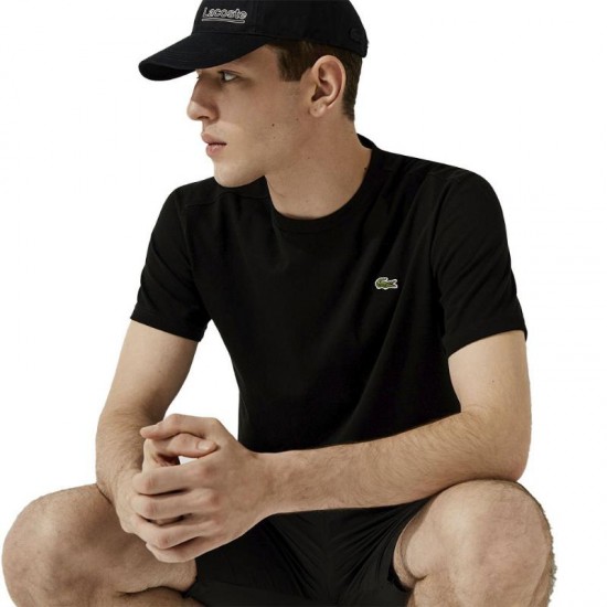 Camiseta Lacoste Sport Regular Fit Negro