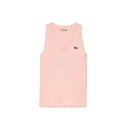 Camiseta Lacoste Sport Slim Fit Rosa Claro