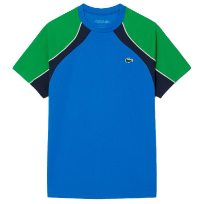 Camiseta Lacoste Ultra Dry Azul Marino Verde
