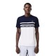 Camiseta Lacoste Ultra Dry Blanco Azul Marino