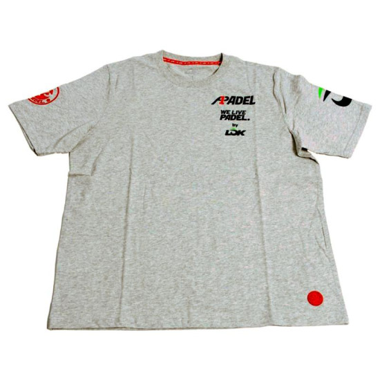 Camiseta Lok A1 Padel Bridger Gris Melange