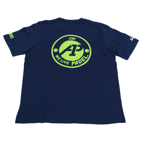 Camiseta Lok A1 Padel Glacier Azul Marino