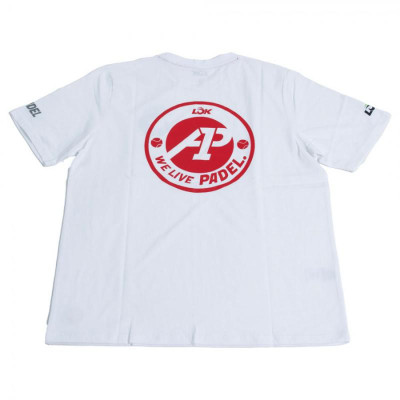 Camiseta Lok A1 Padel Glacier Blanco Mujer