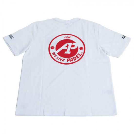 Camiseta Lok A1 Padel Glacier Blanco Mujer