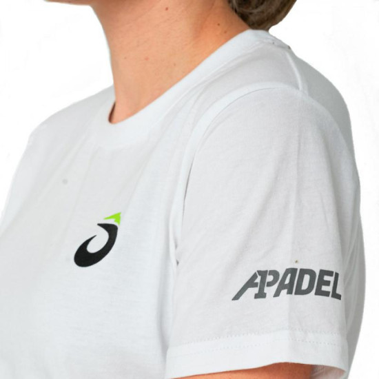 Camiseta Lok A1 Padel Glacier Blanco Mujer