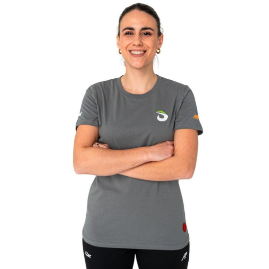 Camiseta Lok A1 Padel Glacier Gris Mujer