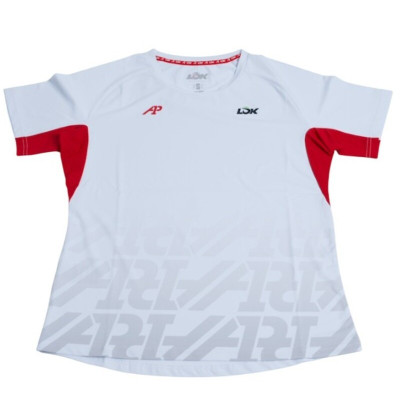 Camiseta Lok A1 Padel Stanish Blanco Mujer