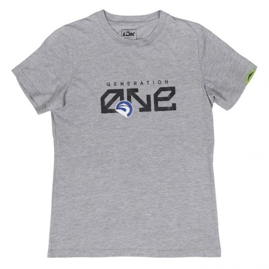 Camiseta Lok Gen One Gris Mujer