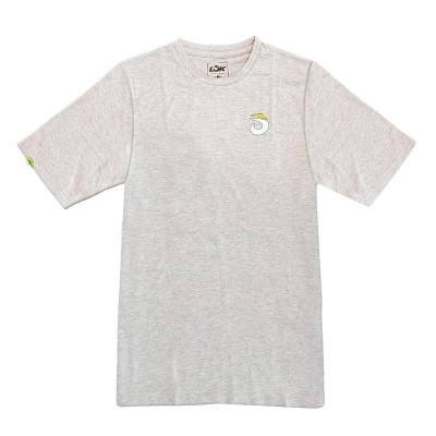 Camiseta Lok Laced Accent Gris Mujer