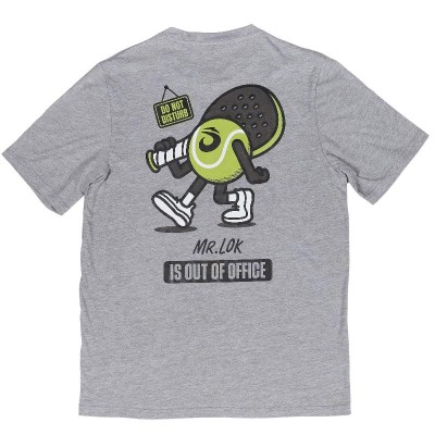 Camiseta Lok Out Of Office Gris