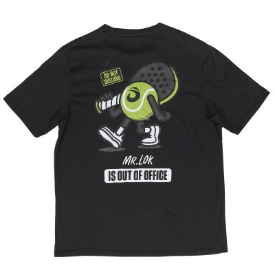 Camiseta Lok Out Of Office Negro